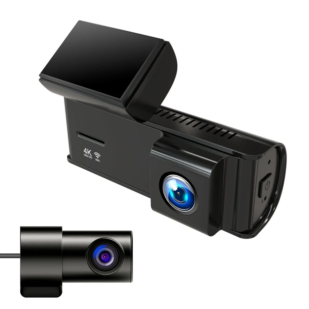 4K WLAN / GPS Dashcam vorne und 1K Rückkamera 170° F1.4 HDR Schleifenaufzeichnung / 24h Parküberwachung